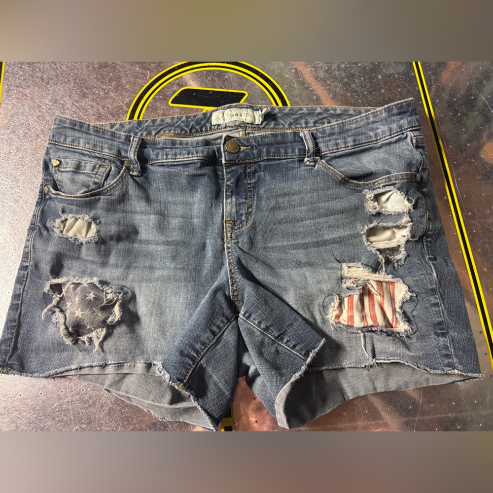 Torrid Blue Denim Jean shorts